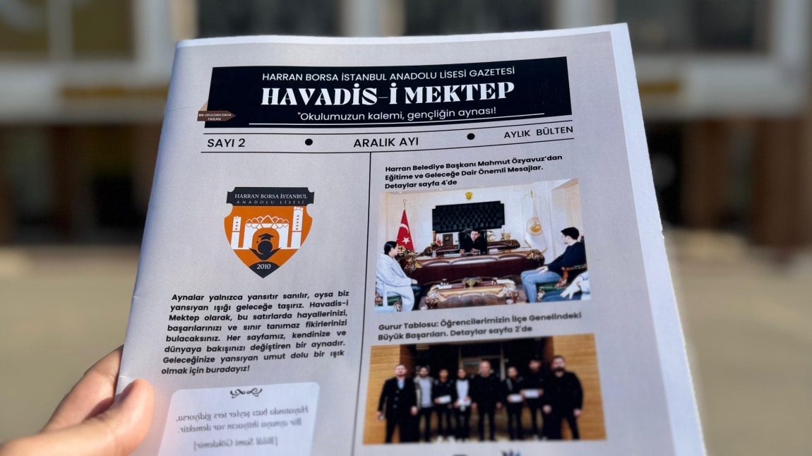 HAVADİS-İ MEKTEP İSİMLİ DERGİMİZİN İKİNCİ SAYISI ÇIKTI